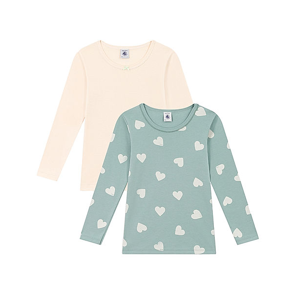 Petit Bateau Langarmshirt HEARTS in bunt