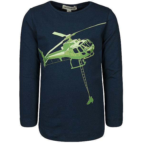 tausendkind collection Langarmshirt HELIKOPTER in dunkelblau