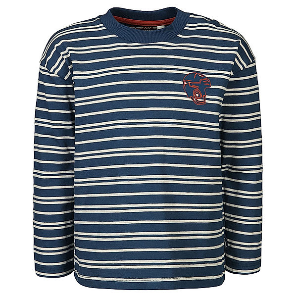 Sanetta Langarmshirt ICE HOCKEY DAY gestreift in true navy