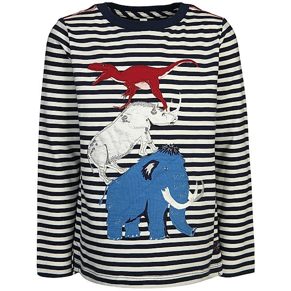 Tom Joule® Langarmshirt JACK - ANIMAL gestreift in navy