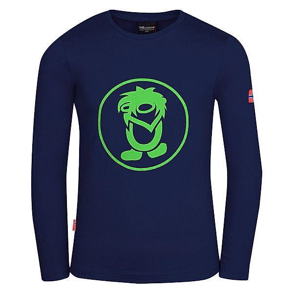 TROLLKIDS Langarmshirt KIDS TROLL in navy/green