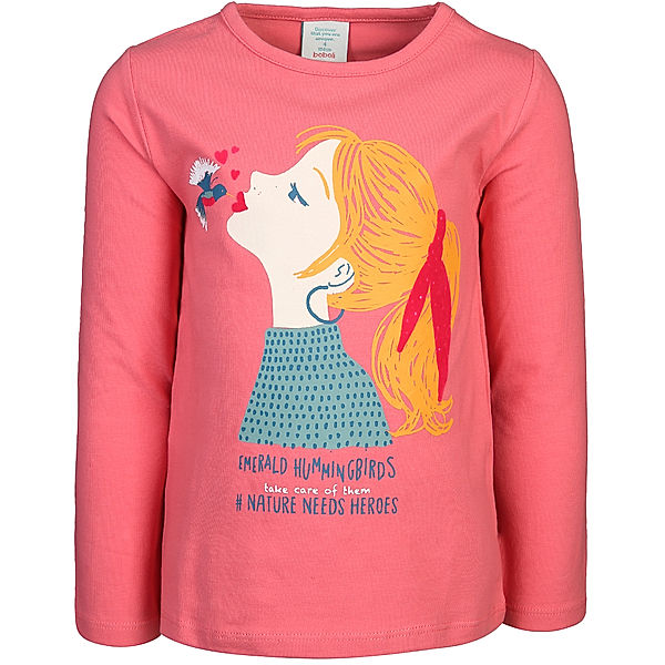 Boboli Langarmshirt KISS in stachelbeere