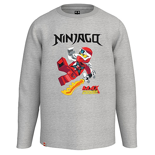 LEGO® Wear Langarmshirt M12010578 in grey melange