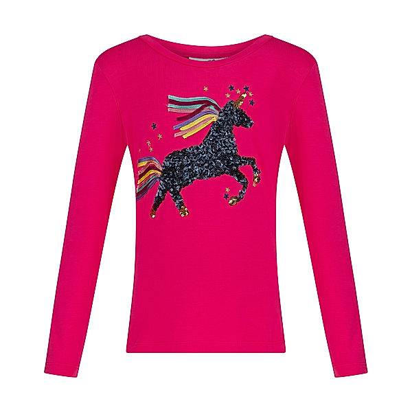 happy girls Langarmshirt MAGIC UNICORN in pink