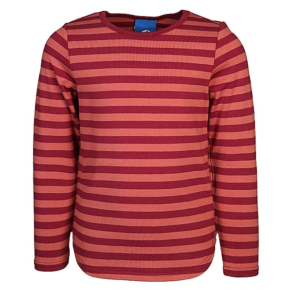 finkid Langarmshirt MERISILLI gestreift in beet red