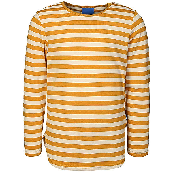 finkid Langarmshirt MERISILLI gestreift in golden yellow/offwhite