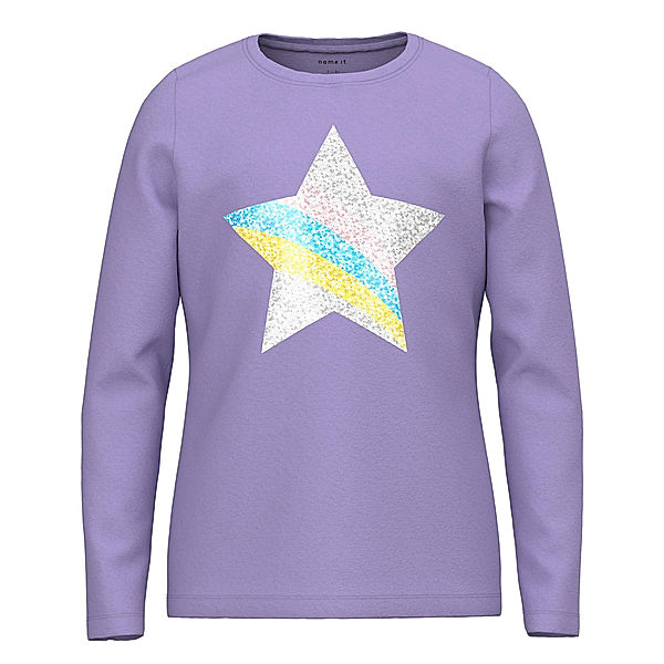 name it Langarmshirt NKFBISTAR in sand verbena