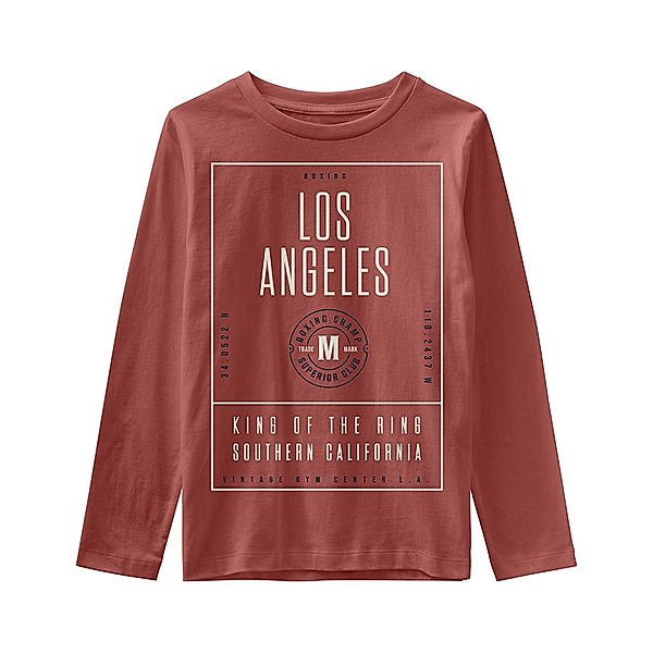 name it Langarmshirt NKMVAGNO – LOS ANGELES in chili oil