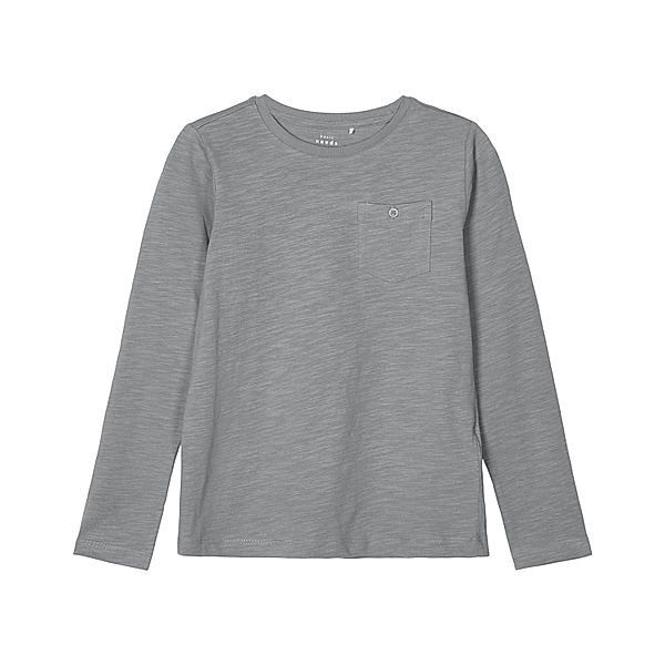 name it Langarmshirt NKMVEBBE in ultimate grey