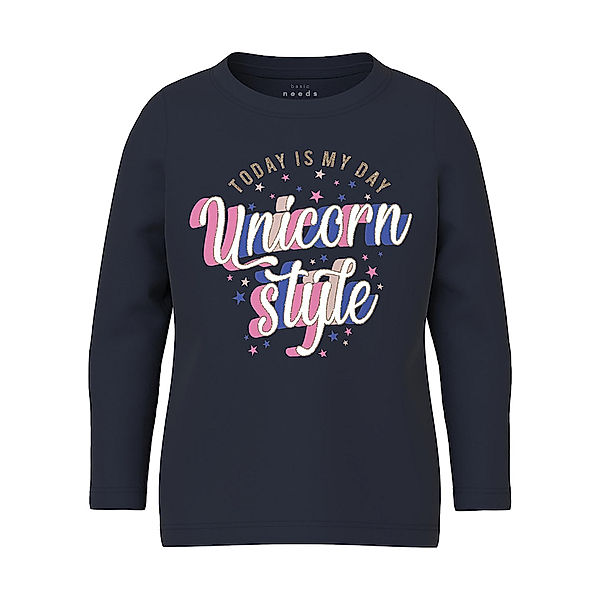 name it Langarmshirt NMFVEEN UNICORN STYLE in dark sapphire