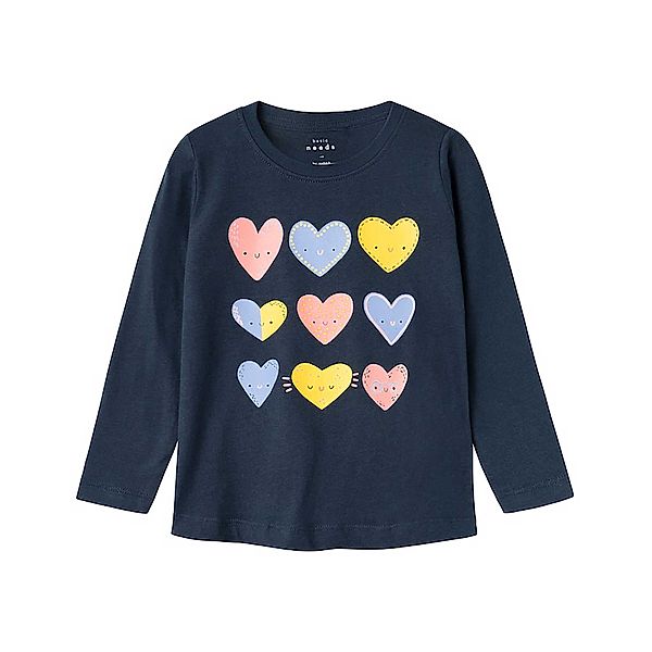 name it Langarmshirt NMFVIOLET HEARTS in dark sapphire