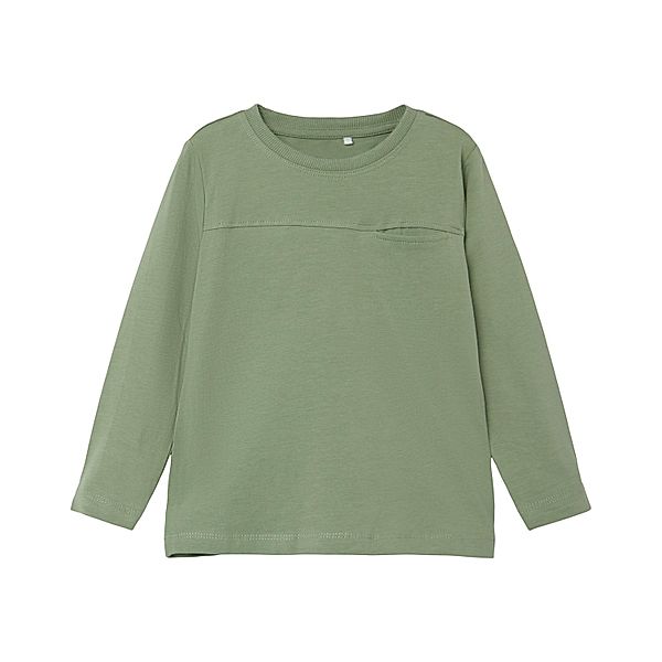 name it Langarmshirt NMMFOLMO in hedge green