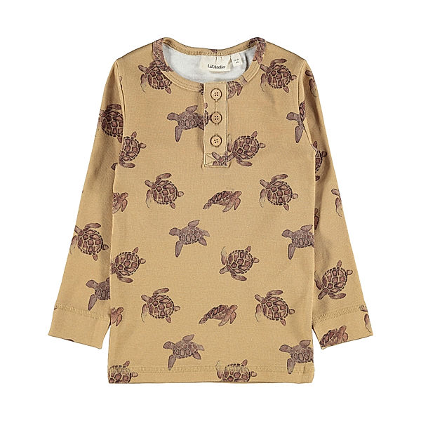 Lil' Atelier Langarmshirt NMMGEO – SCHILDKRÖTE in Lark