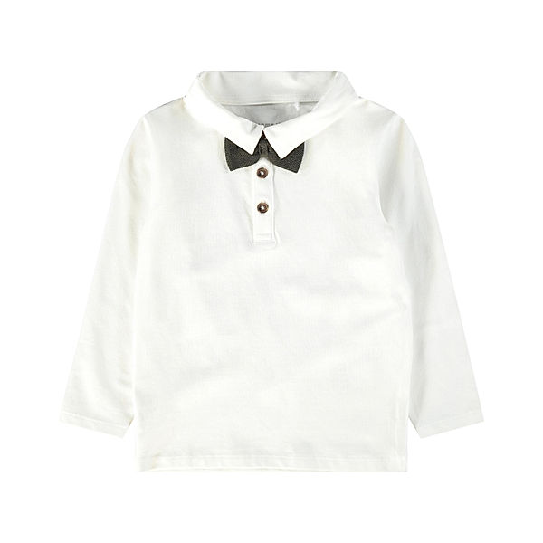 name it Langarmshirt NMMRICKEY mit Fliege in bright white