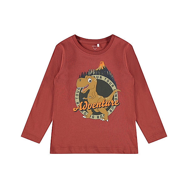 name it Langarmshirt NMMRIKKOS - ADVENTURE in chili oil