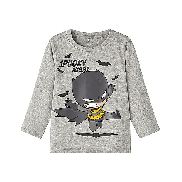 name it Langarmshirt NMMSUMMI SUPERFRIENDS in grey melange