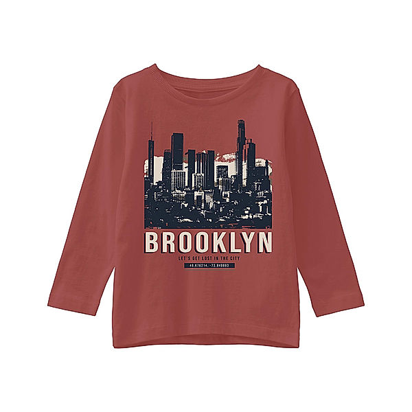 name it Langarmshirt NMMVAGNO – BROOKLYN in chili oil