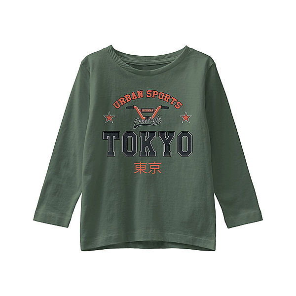 name it Langarmshirt NMMVAGNO – TOKYO in grün