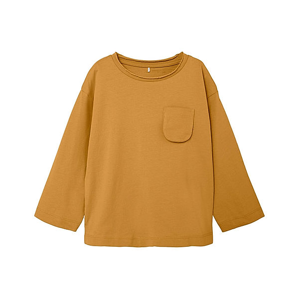 name it Langarmshirt NMMVOLT BOXY in amber gold