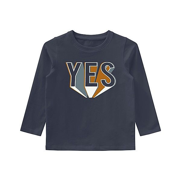 name it Langarmshirt NMMVUX - YES in dark sapphire