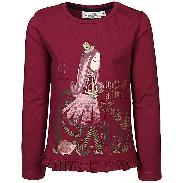 happy girls Langarmshirt ONCE UPON in berry