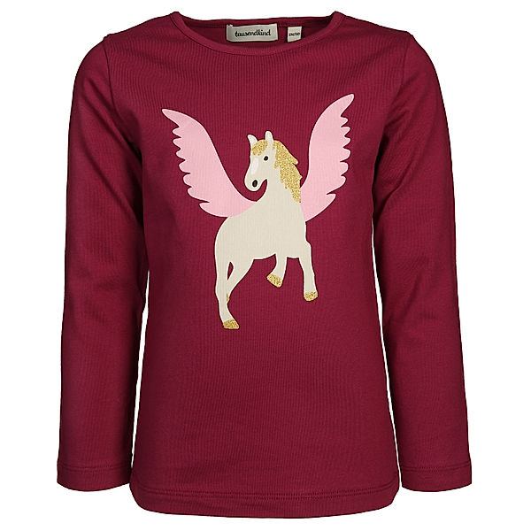 tausendkind collection Langarmshirt PEGASUS in dunkelrot