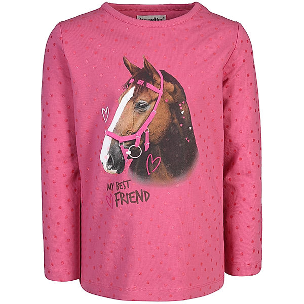 tausendkind collection Langarmshirt PFERDEFREUND in pink