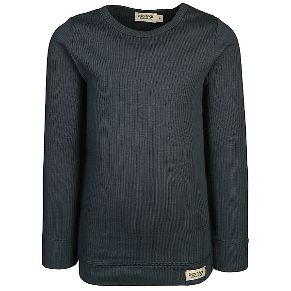 MarMar Copenhagen Langarmshirt PLAIN RIB in blue