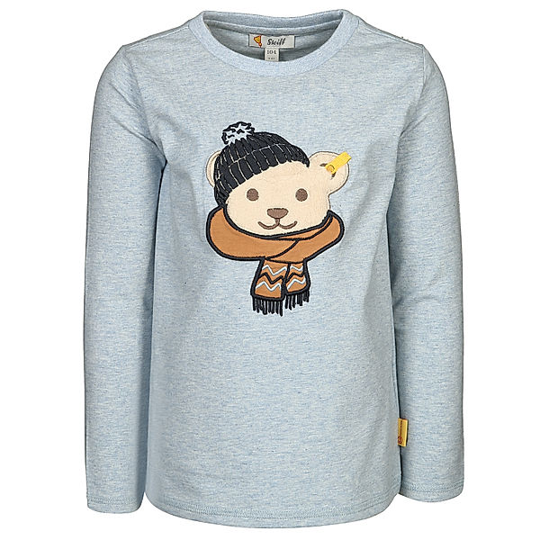 Steiff Langarmshirt POLAR FRIENDS MINI in airy blue