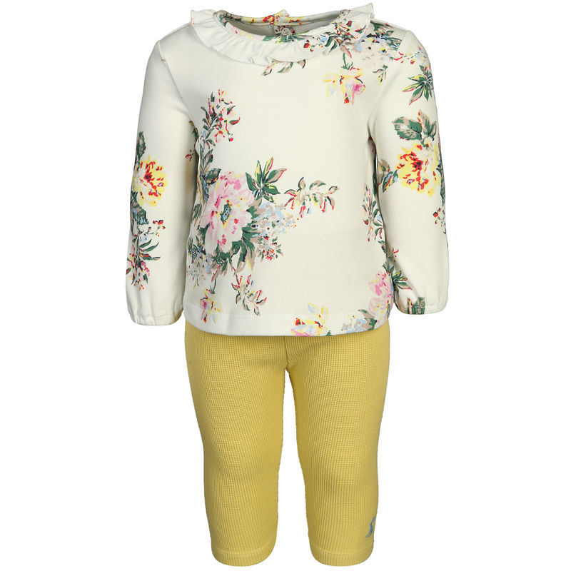 Langarmshirt POSIE mit Leggings in weiß