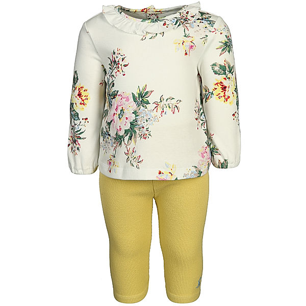 Tom Joule® Langarmshirt POSIE mit Leggings in weiß