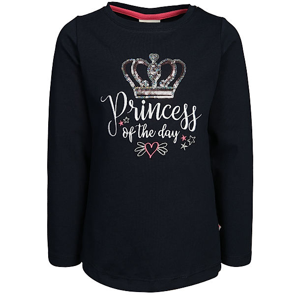 Salt & Pepper Langarmshirt PRINCESS OF THE DAY in navy