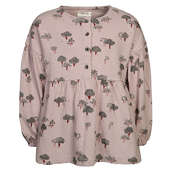 PLAY UP Langarmshirt PRINTED mit Leinen in cor de rosa