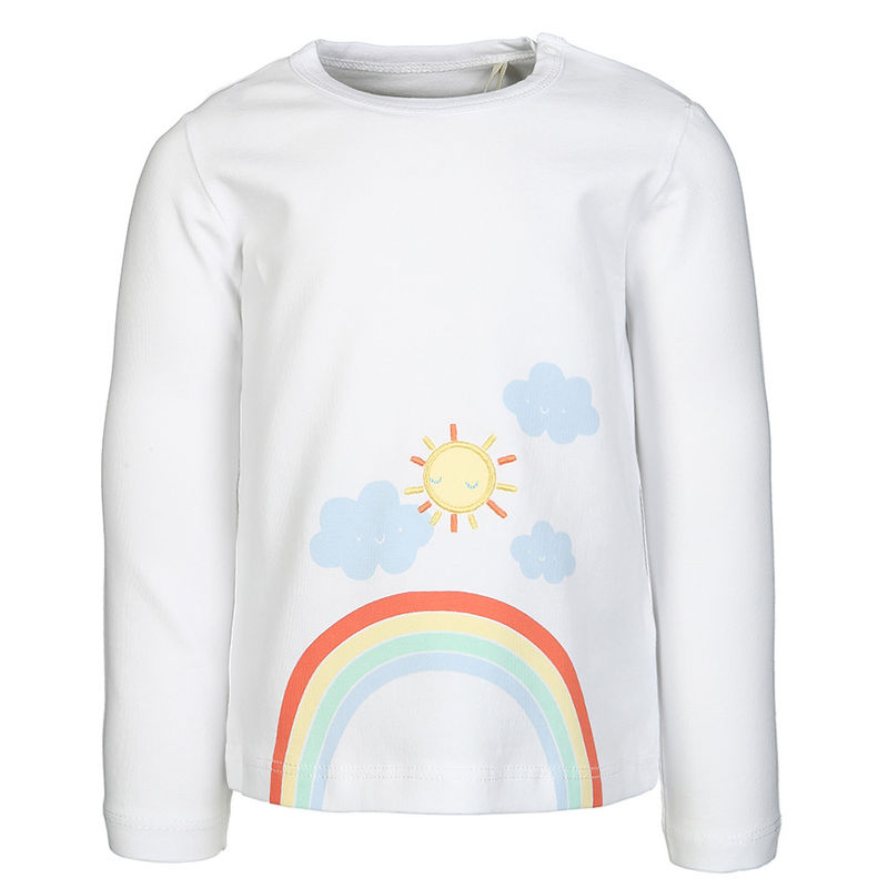 Langarmshirt RAINBOW in weiß