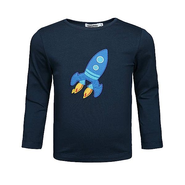 zoolaboo Langarmshirt RAKETE ROCKY in dunkelblau