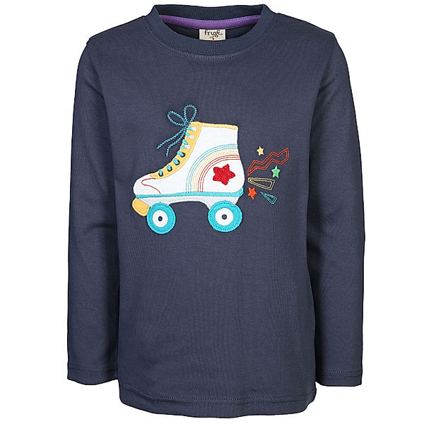 frugi Langarmshirt ROLLER-SKATE in indigo