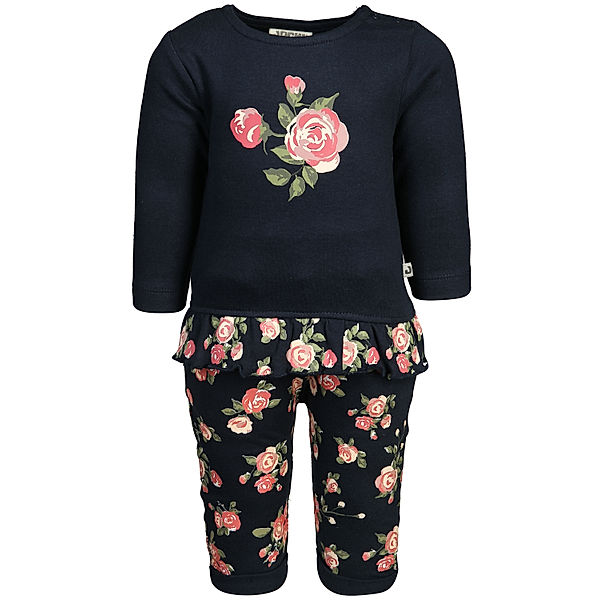 Jacky Langarmshirt ROSE mit Hose in dunkelblau