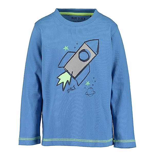 BLUE SEVEN Langarmshirt SPACE ADVENTURES – ROCKET in blau