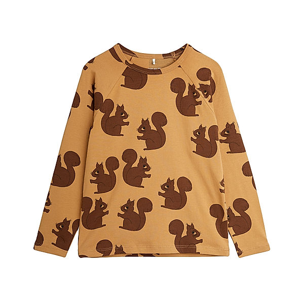 mini rodini Langarmshirt SQUIRREL in braun