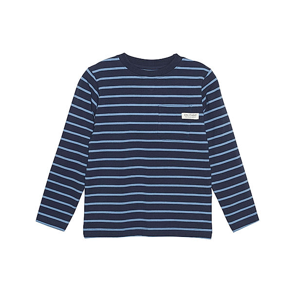 En Fant Langarmshirt STRIPES in parisian night