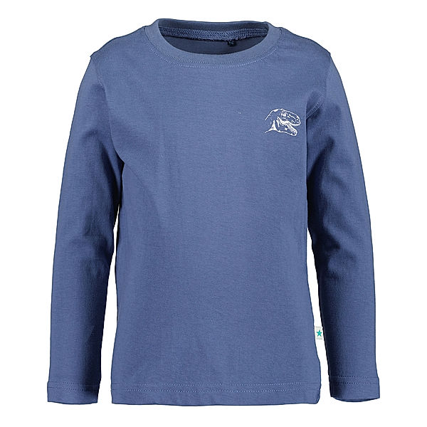 BLUE SEVEN Langarmshirt T-REX CREW in jeansblau