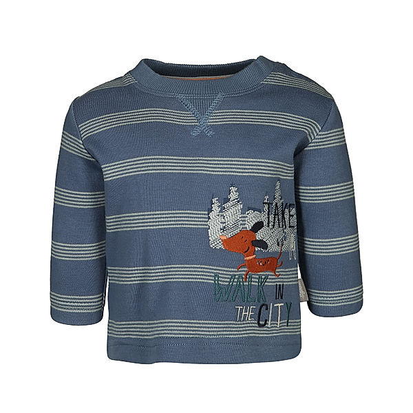 Sigikid Langarmshirt TAKE A WALK in blau