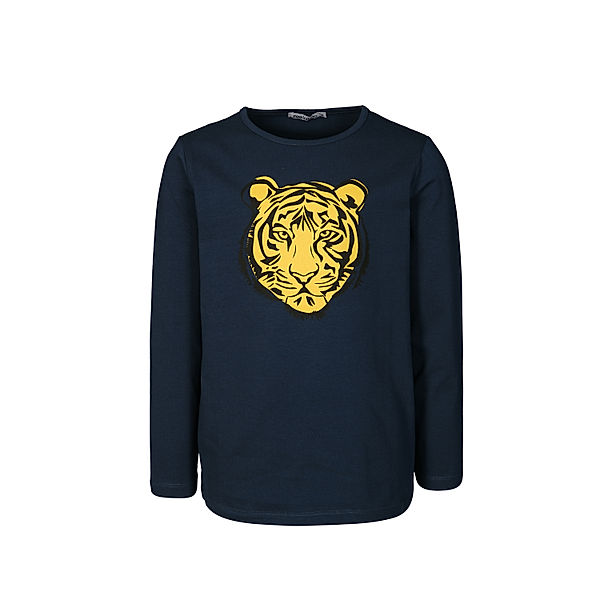 zoolaboo Langarmshirt TIGER in dunkelblau