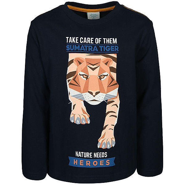 Boboli Langarmshirt TIGER in marine