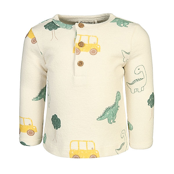 Minymo Langarmshirt TINY DINO in birch