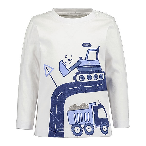 BLUE SEVEN Langarmshirt TRAFFIC in weiss