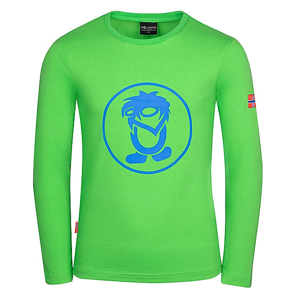 TROLLKIDS Langarmshirt TROLL in bright green/blue