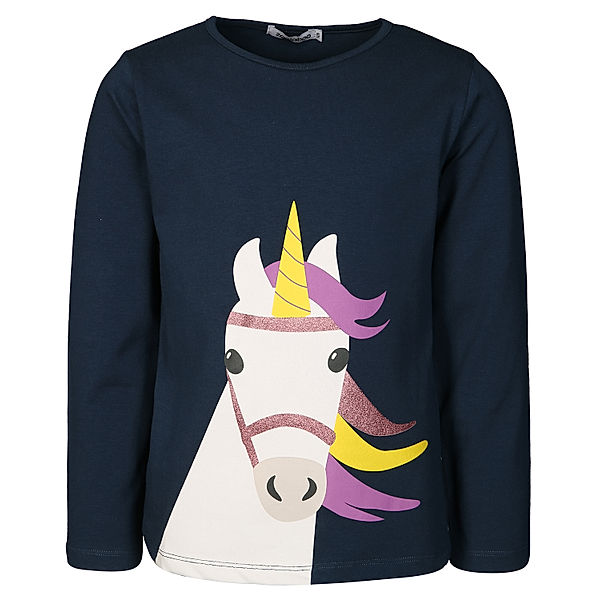 zoolaboo Langarmshirt UNICORN in dunkelblau (Grösse: 98)