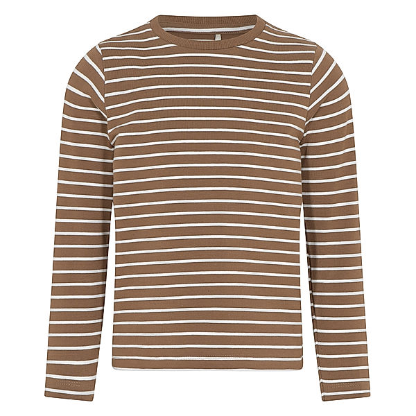 EN FANT Langarmshirt YD STRIPE BASIC in coca mocha