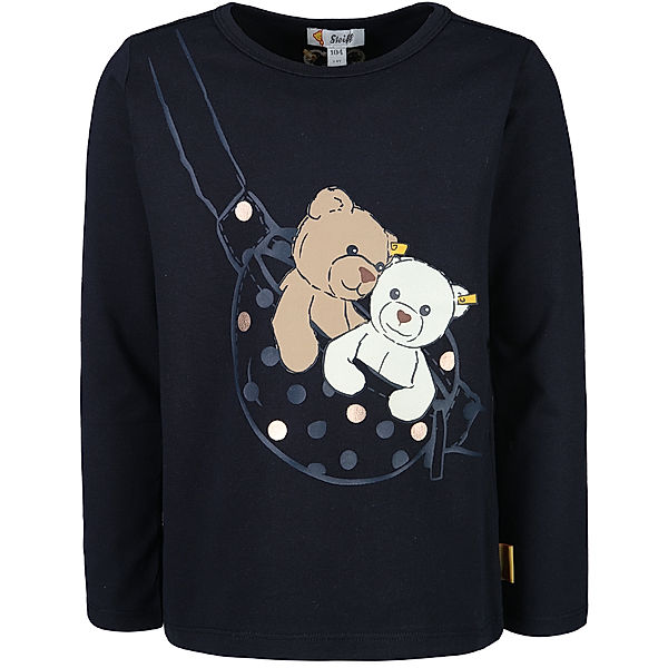 Steiff Langarmshirt YEAR OF THE TEDDY BEAR in navy